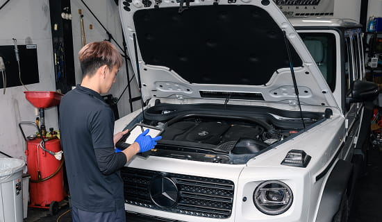 選ばれる理由#2 「国家資格2級自動車整備士が<p>しっかりと対応します</p>」